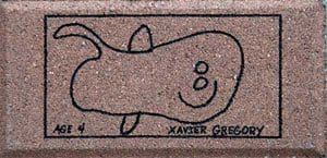 Custom Engraved Brick Original Artwork